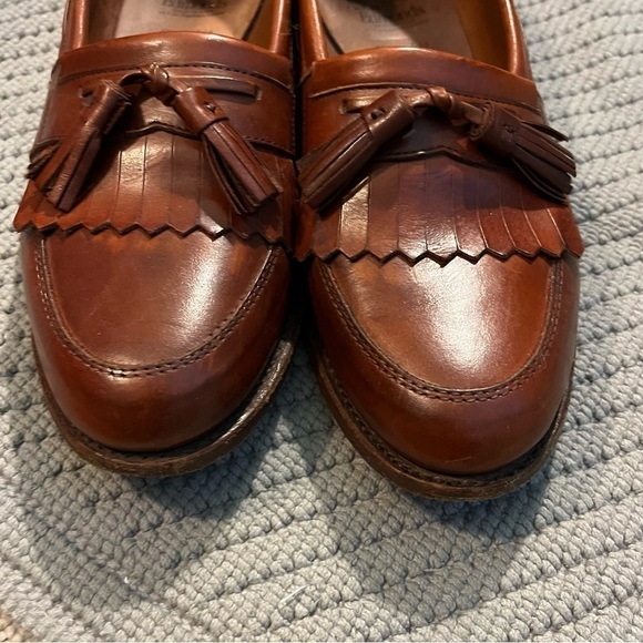 Allen Edmonds Alexandria Tassled Fringe Loafers Leather Kiltie Designer Mens 11 - Picture 6 of 10